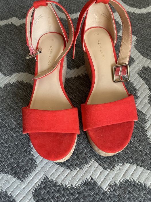 Buty sandaly New Look czerwone