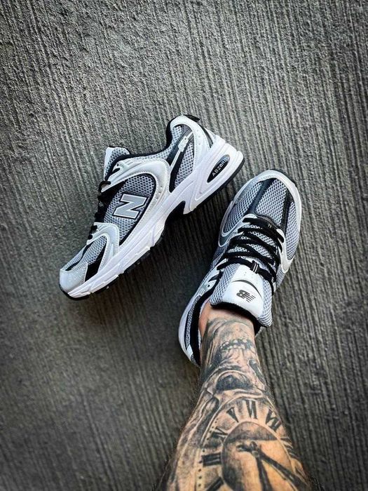 ‼️Останній 42/44 Розмір‼️Кроссовки Мужские New Balance 530 Black White/Кросівки Нью Беланс/Чоловічі NB 530