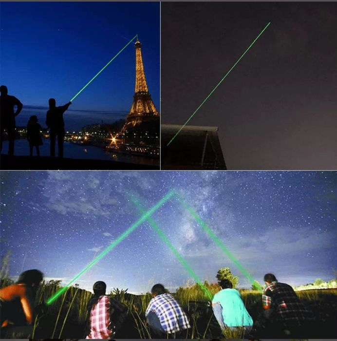 Лазерная указка зелёный лазер Laser 303 green с насадкой