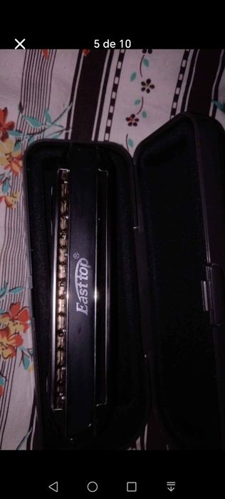 Harmonica sopros chromatica profissional 12-48tons afinados