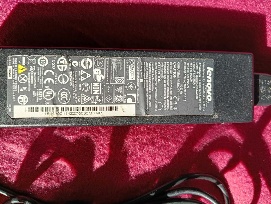 Ładowarka plus bateria Lenovo