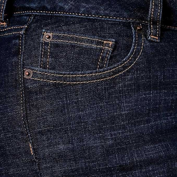 Damskie Szorty AMAZON ESSENTIALS Jeans Pięć Kieszeni Ciemny Denim 40