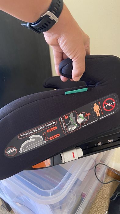 Assento Elevatório Auto Be Cool Boosty com Isofix (125 a 150 cm)