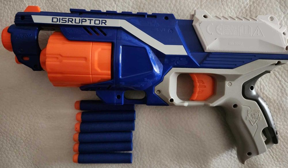 Lançador de dardos NERF Elite - Disruptor, em bom estado