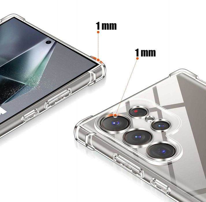 Etui Anti-Shock do Samsung Galaxy S24 Ultra + Szkło Hartowane