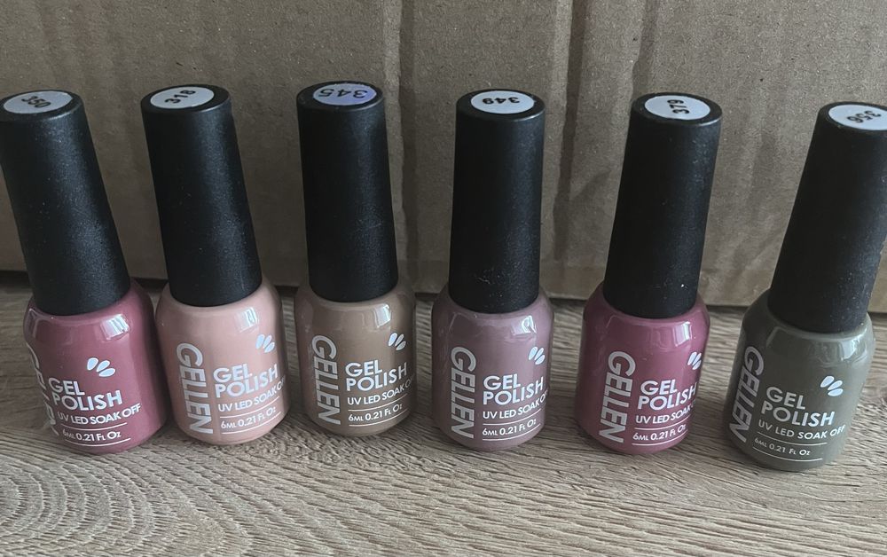 Zestaw 19 lakierów żelowych + lampa UV LED 36 W