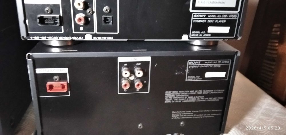 Sony MHC-7900 Funcionamento parcial ( avaria)