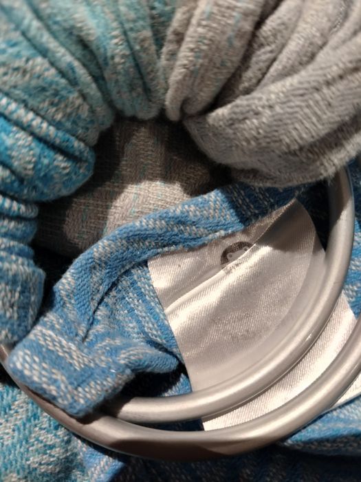 Chusta kółkowa Little Frog Linen Sky Cube