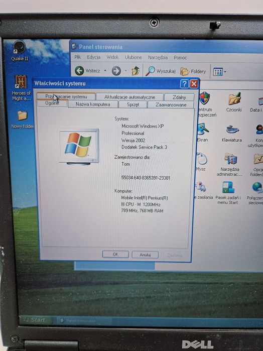 Laptop Dell Latitude C610 – Pentium III, Windows XP, sprawny
