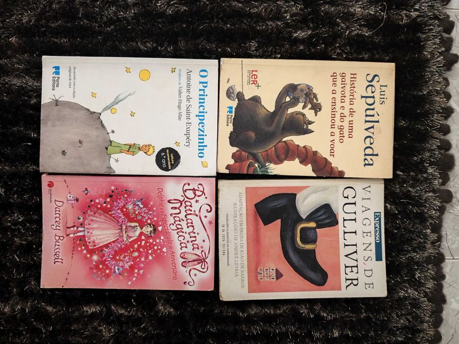 Lote de livros em excelente estado