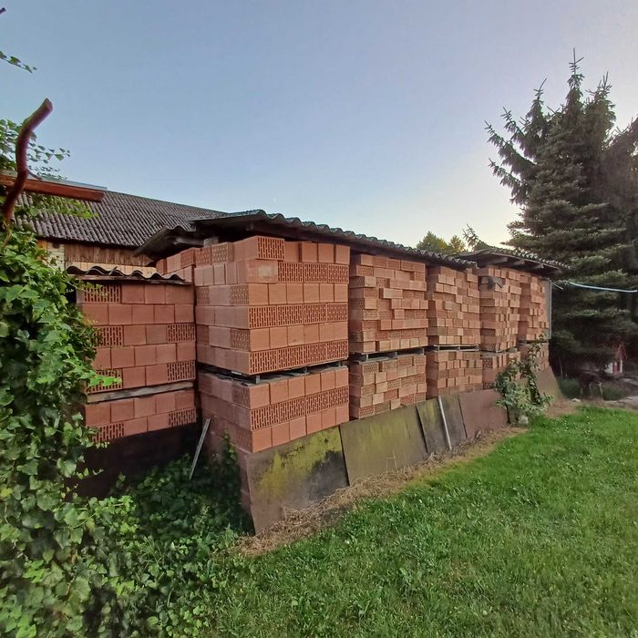 cegła kratówka duża i mała Harasiuki cegła / pustak ceramiczny