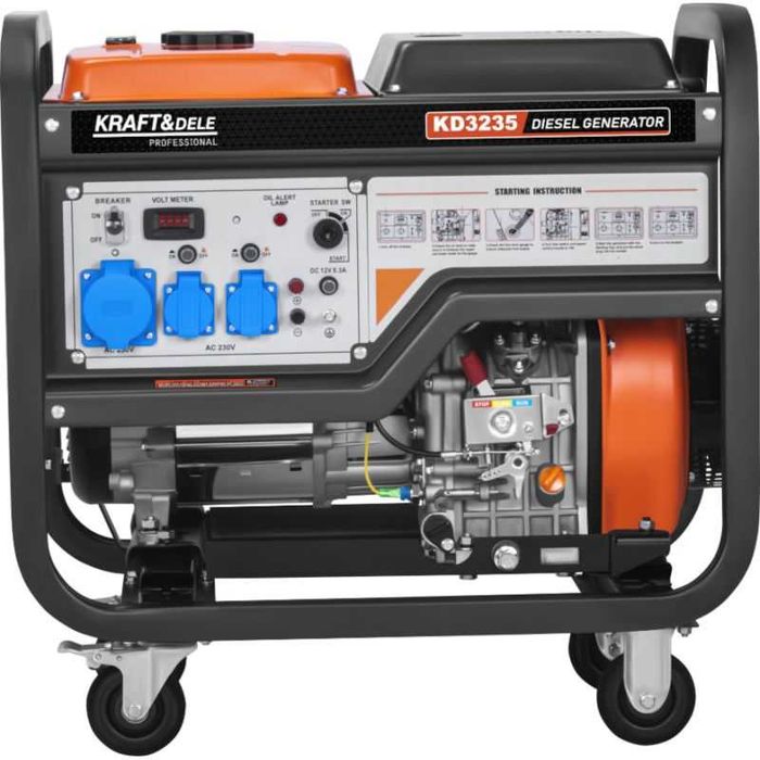 Agregat Prądotwórczy 8kW 230V Generator Diesel New Mod Jakość *