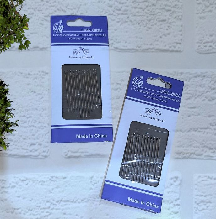 Иглы для шитья 12шт.