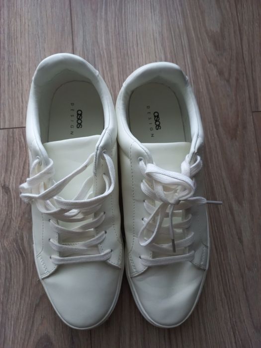 firmowe męskie buty-białe-Snakery-rozmiar-44,5