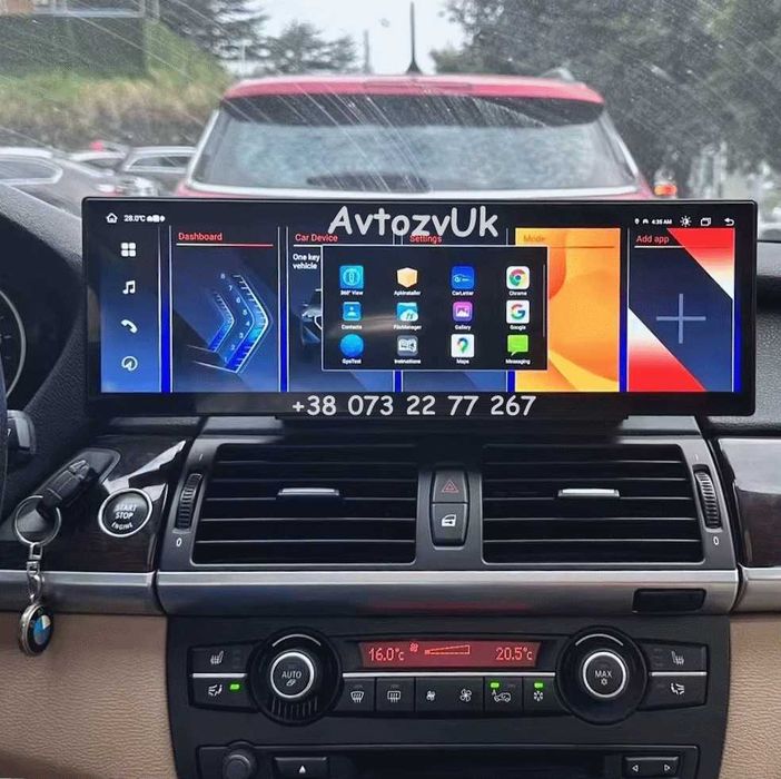 Дисплей BMW M X5 X6 e70 e71 F15 F16 NBT EVO Магнітола е70 CarPlay Андроїд 16
