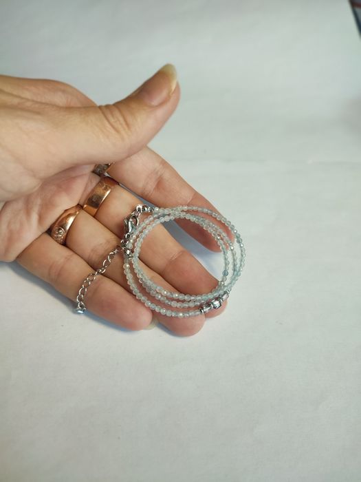 Чокеры из турмалина, аквамарина, рутилового кварца (волосатик)