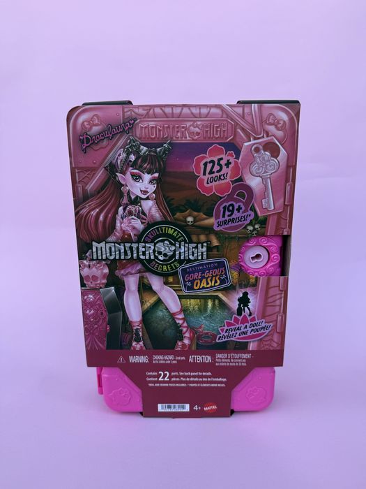Набір-сюрприз Monster High Кошмарні канікули Жахо-секрети Дракулори, Monster High Skulltimate Secrets Draculaura