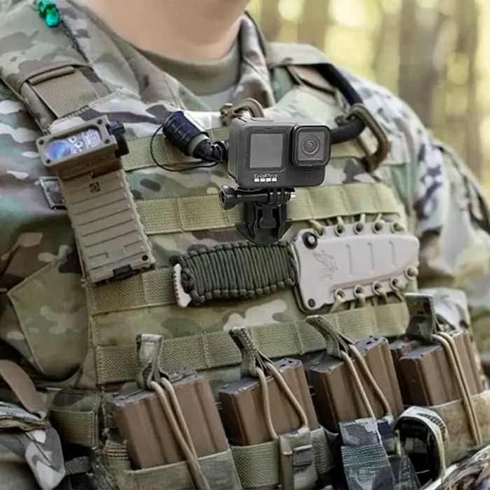 [В наявністі] Кріплення на стропи Моллі + адаптер для GoPro