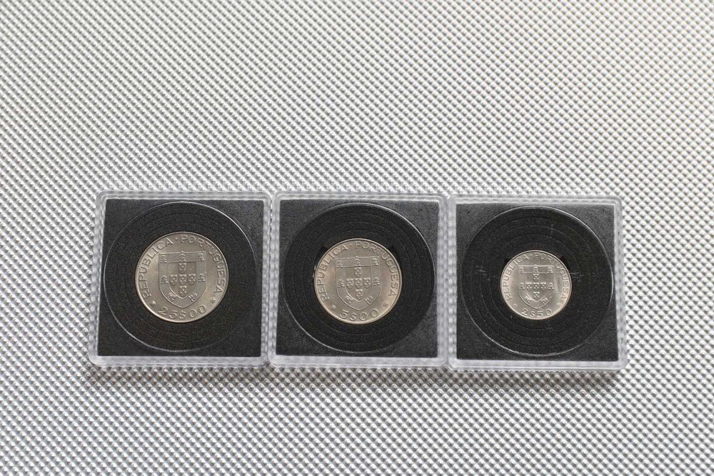 Portugal Pack 3 moedas, 1977