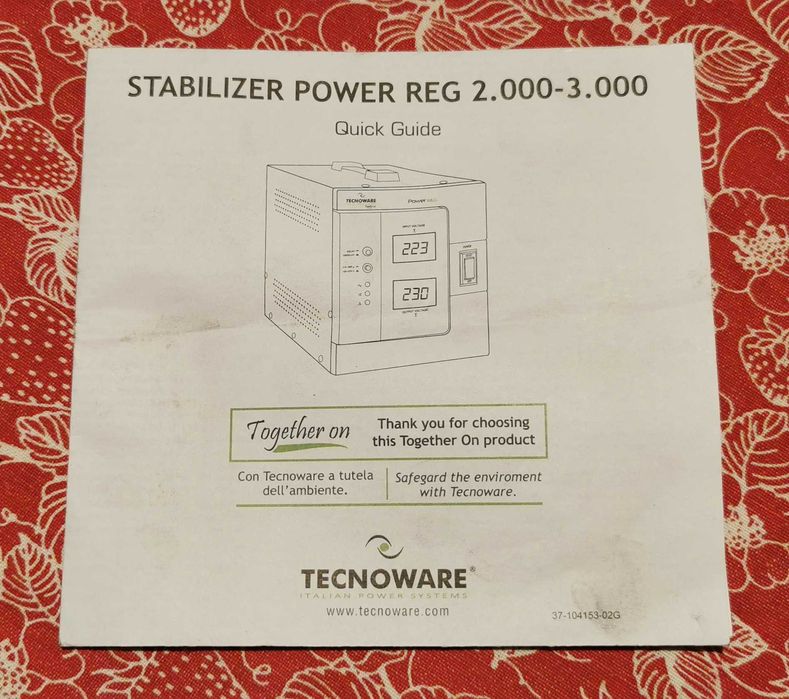 stabilizator napięcia Tecnoware Power Reg 2000VA