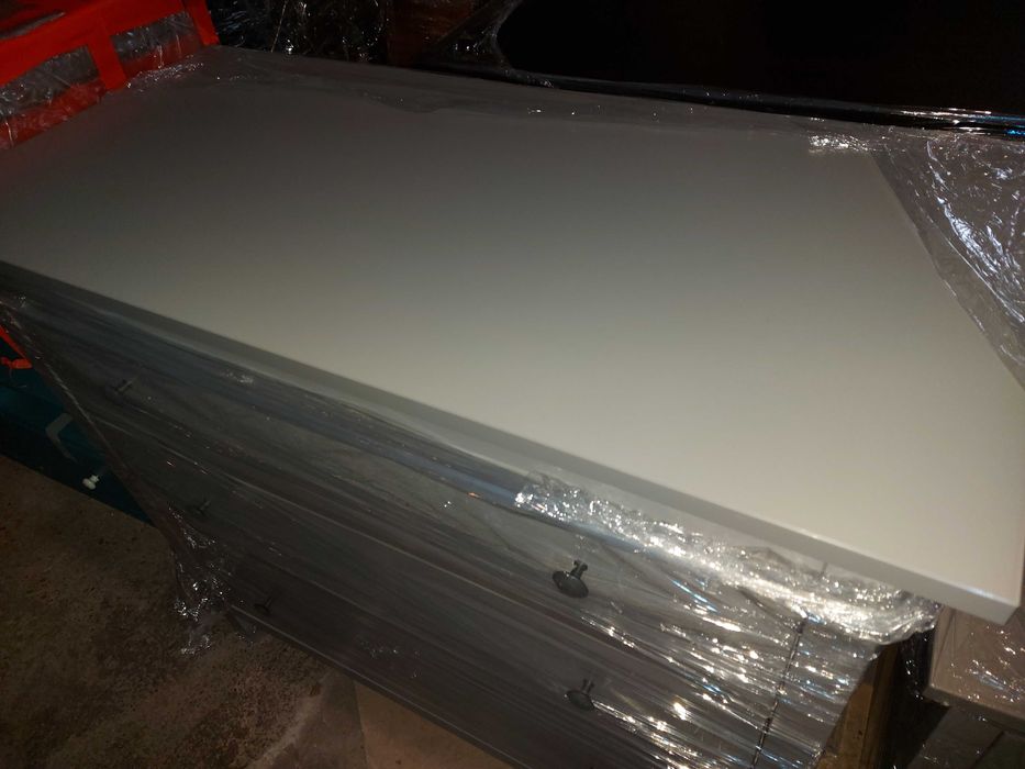 IKEA Hemnes komoda z 3 szufladami szara ,108x96x50cm-dostawa gr