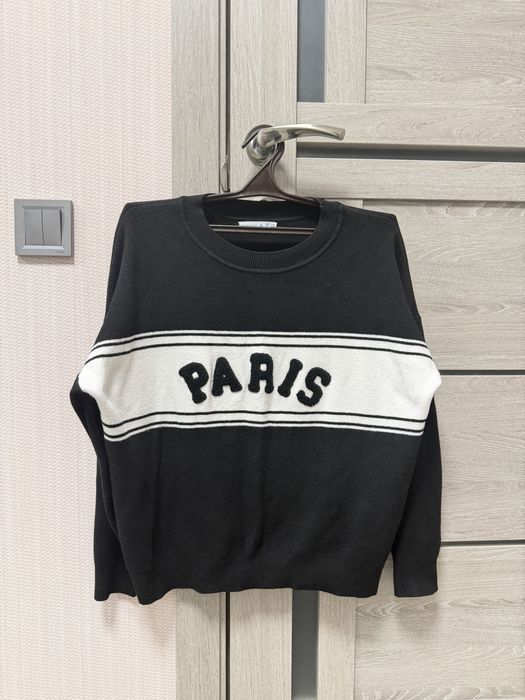 Чорний оверсвйз світшот з надписом від Primark