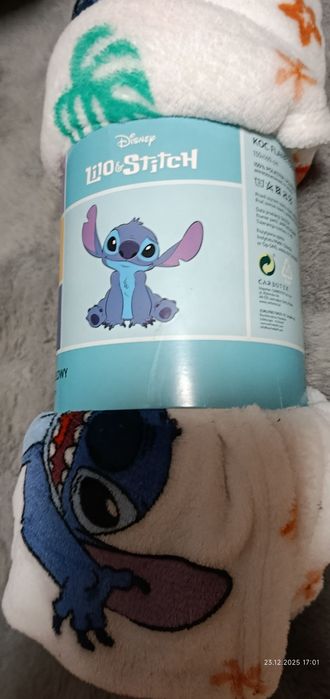 Koc Stitch 130/160cm nowy śliczny