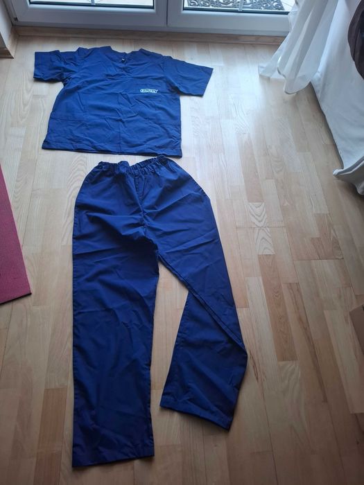 Scrubs medyczny, męski granatowy rozmiar L/XL