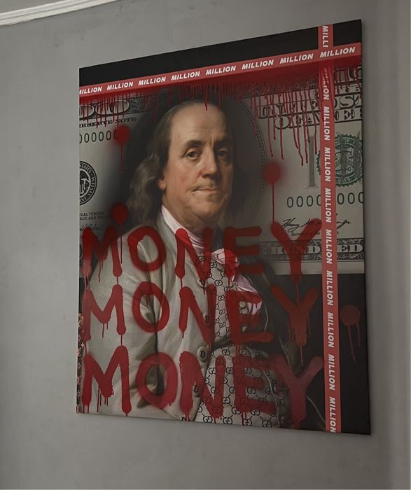 Картина Бенджамін Франклін Dollar Gucci Bitcoin money