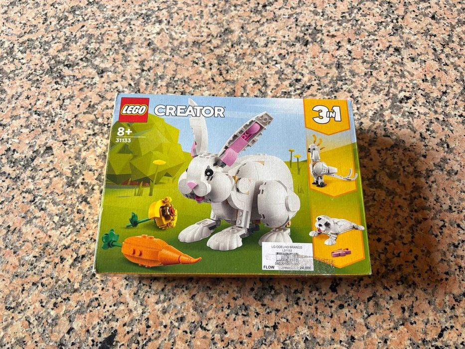 LEGO Creator 3em1 — 2 coelhos 31162 + 31133 — 15 €