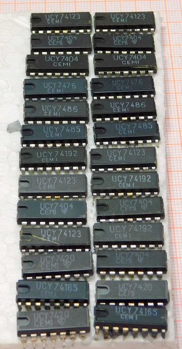 Układ scalony cały zestaw [k34]19 UCY7404 UCY7420 UCY7476 UCY7486 UCY7485 UCY74123 UCY74165 UCY74192