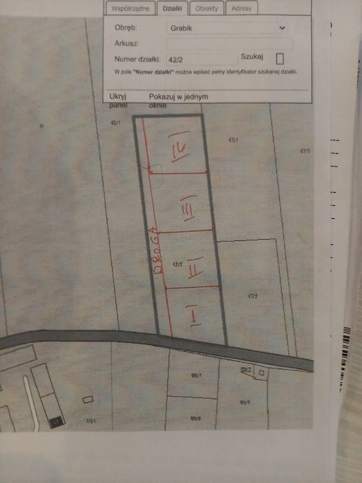 Sprzedam 4 działki budowlane z warunkami zabudowy