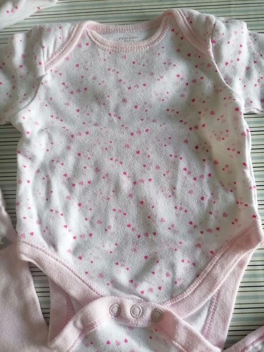 Conjunto de bebé menina 1a3 meses