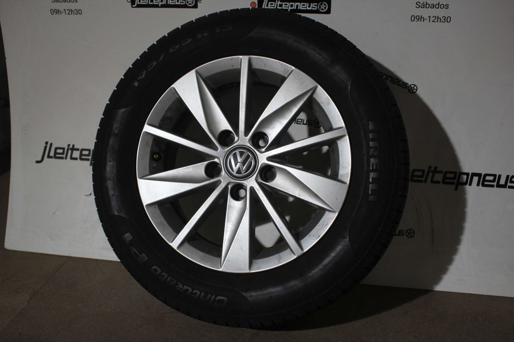Jantes Originais VW 15 5x112 6 ET45 + Pneus Pirelli 195/65/15