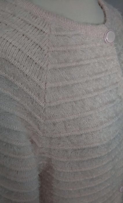 Kardigan płaszcz sweterkowy sweter sweterek wiosna wiosenny