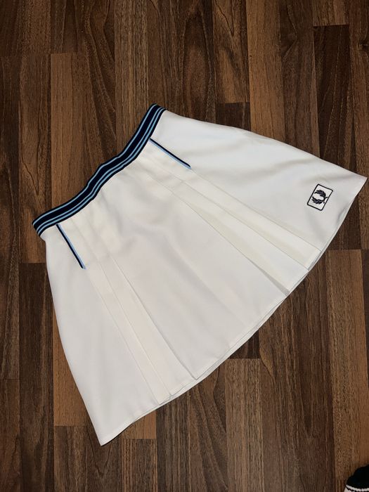 Белоснежная тенисная юбка Fred Perry
