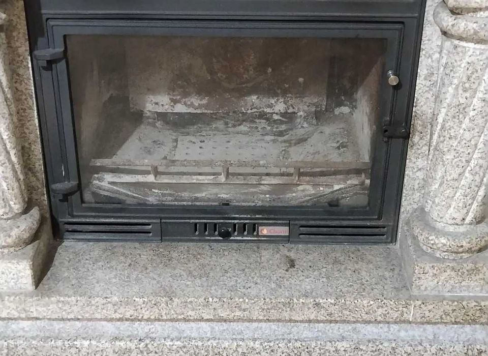 Fogão de sala em pedra C/Recuperador