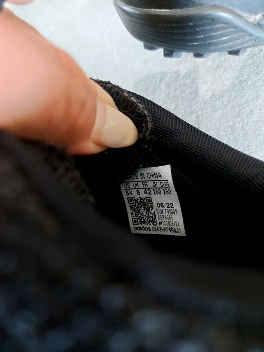 Czarne buty sportowe snekersy Adidas roz 42 trekking sport