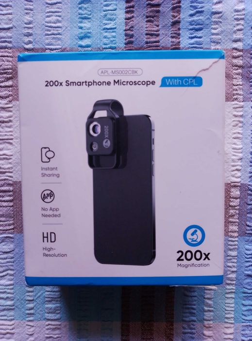 Микроскоп для смартфона 200X APL-MS002CBK