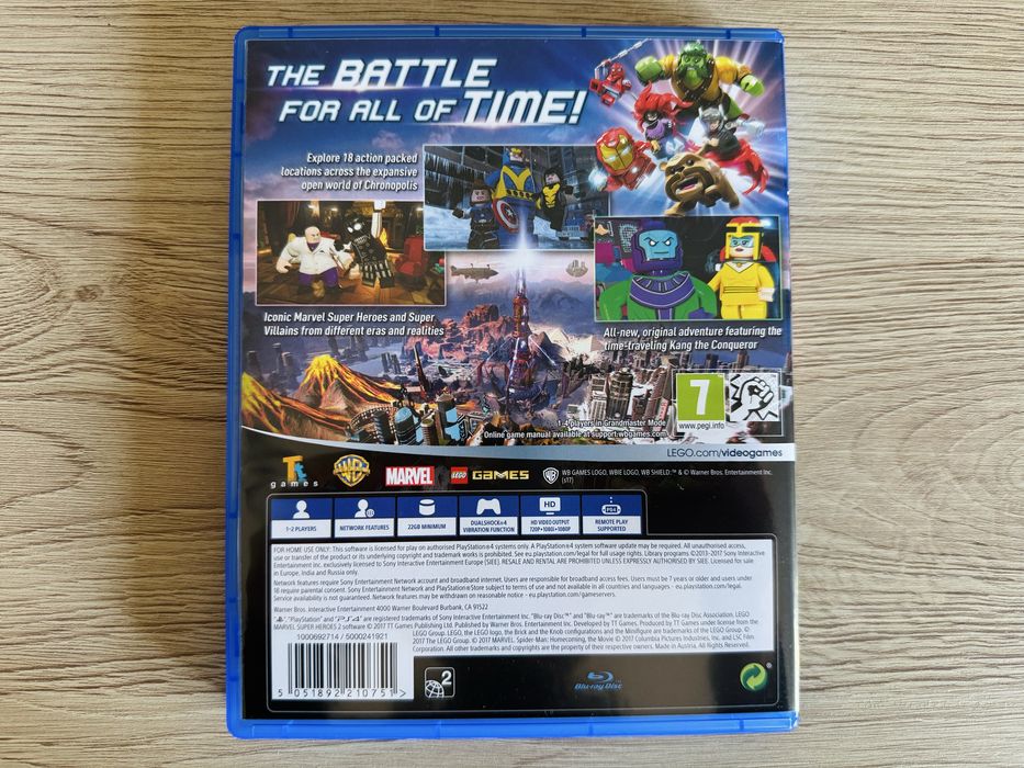 Jogo PS4 Lego Marvel Superheroes 2