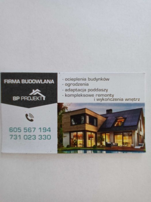 Usługi remontowo budowlane