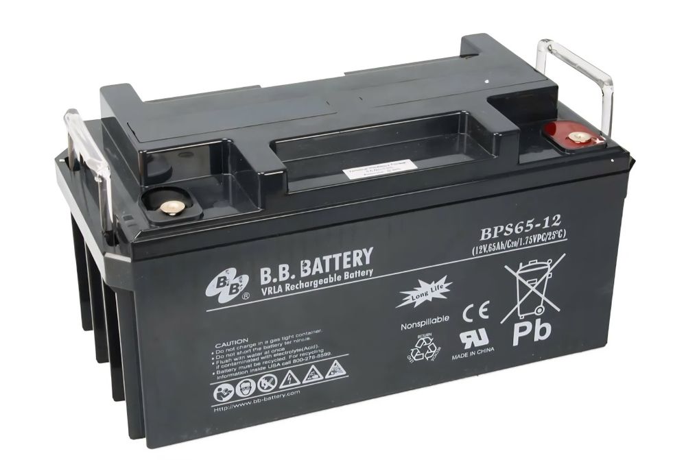 BB Battery BP65-12 тяговые гелевые AGM GEL  аккумуляторы батареи для котла СЭС лодки лебёдки ИБП