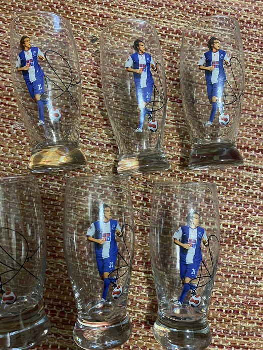 6 copos do Porto antigos