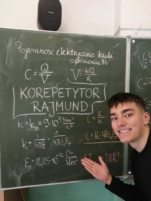 Korepetycje FIZYKA online/stacjonarnie MATURA