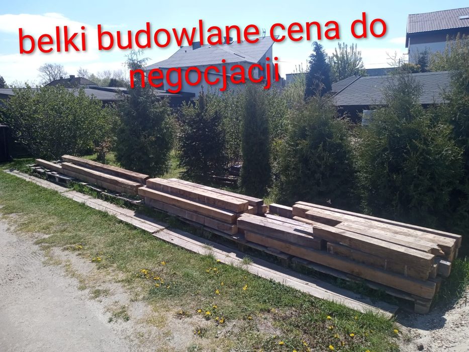 Belki, stemple, kamienie budowlane