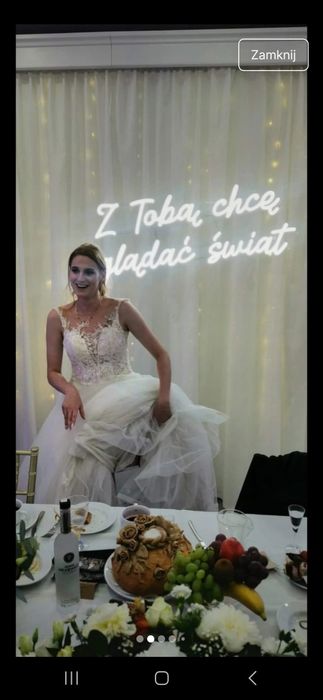 Sprzedam suknie ślubną jak księżniczka
