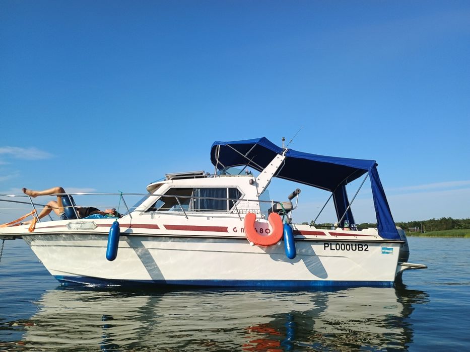 Łódź motorowa wędkarska jacht motorówka kabinowa GuyMarine 680 /Honda90