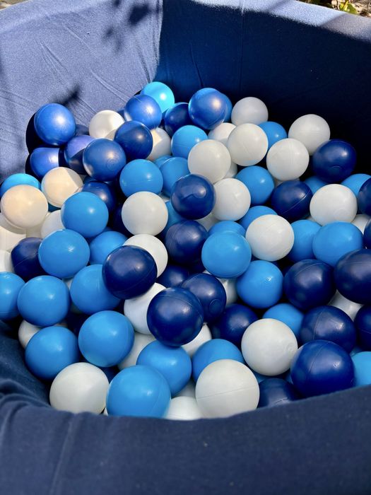 Дитячий сухий басейн Misioo з кульками, 80 см