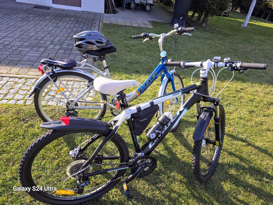 Komplet rowerów aluminiowych damski i męski.