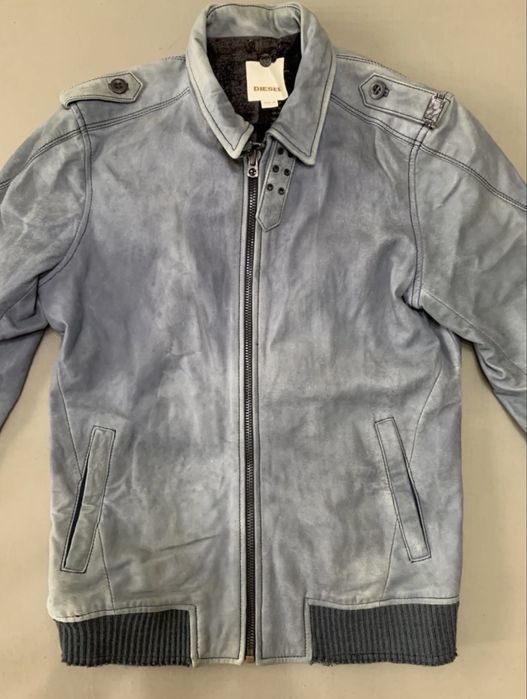 Чоловіча шкіряна куртка Diesel, розмір M